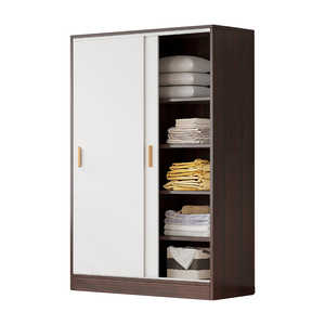 Armoire penderie en bois de style moderne australien avec tringle à suspendre et étagères - Product Image 2