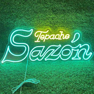 ป้ายไฟนีออน LED สำหรับตกแต่งภายใน ออกแบบฟรี ป้ายโฆษณา ป้ายนีออนตกแต่ง ป้ายโลโก้งานแต่งงาน ป้ายตกแต่งผนังบ้านแบบกำหนดเอง พร้อมบริการดรอปชิปปิ้ง - Product Image 4