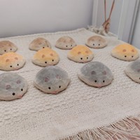 Ornement rustique en bois pour hamster, en tilleul, fait main, idéal pour la décoration de petites pièces, bureaux et postes de travail, cadeaux adorables, vente en gros