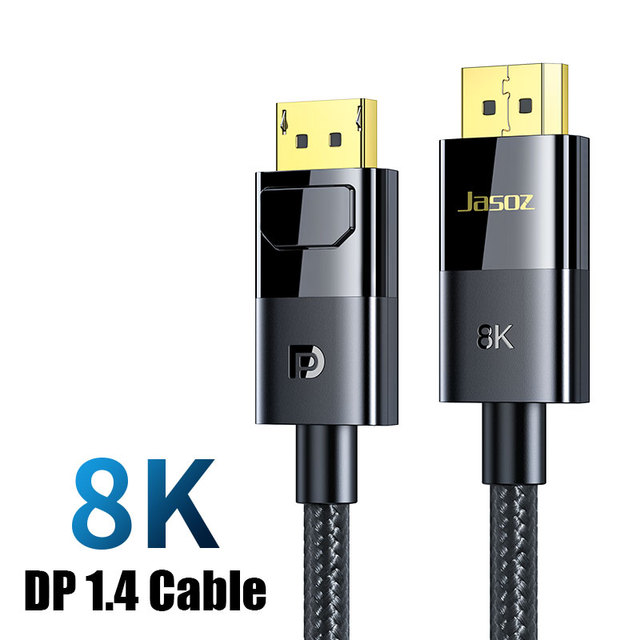 8K for Cable 1.4 VESA for 6.6FT 8K/60Hz 4K/120Hz 32.4Gbps Monitor & Projector Compatible 1m-5m DP Cable