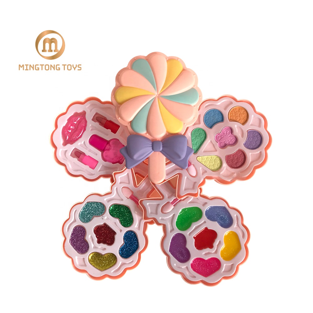 Популярная пластиковая косметика для девочек, Детский комплект для ролевых игр, модная детская игрушка для макияжа