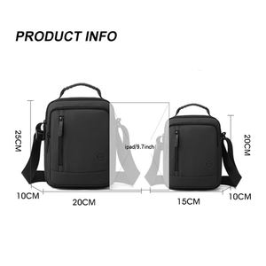 Wholesale Large Capacity Business Waterproof PU Leather <b>Small</b> Crossbody Sling <b>Shoulder</b> <b>Bags</b> Travel Men's Messenger <b>Bag</b> - Product Image 3