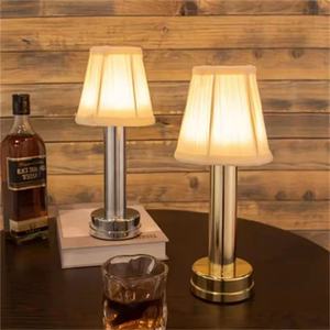 Nouvelle Lampe de Table Créative Rechargeable Sans Fil en Fer pour Chambre, Restaurant, Veilleuse Décorative, Lampe de Bureau LED - Product Image 1