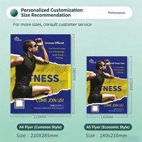 Dépliant de la cérémonie d'ouverture, prospectus promotionnel, affiche de recrutement du personnel, impression personnalisée de brochures publicitaires pour entreprises