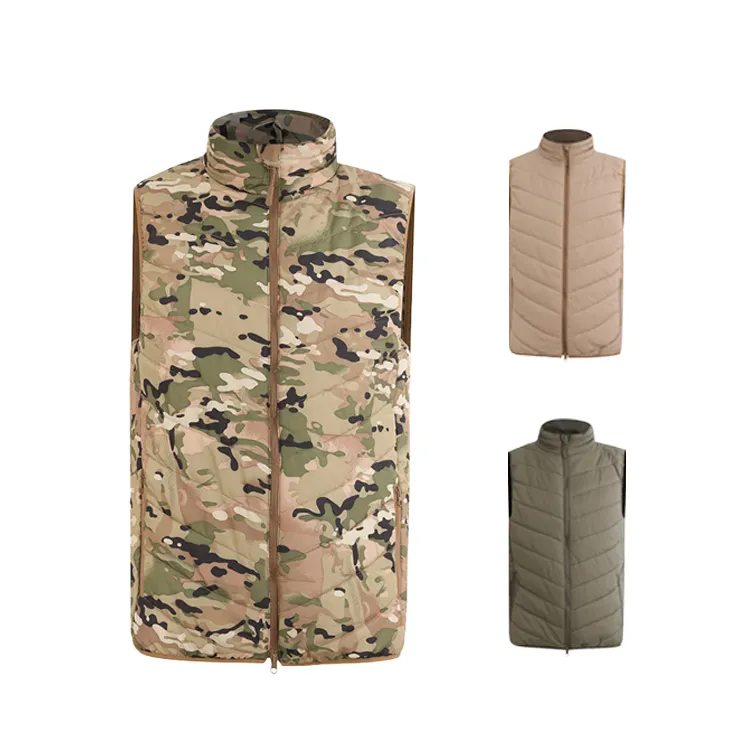 Custom Winter Clothing Manufacturers Underwaist Hunting Hiking Camping Trips Camouflage Warm Tactical Waistcoat Vest