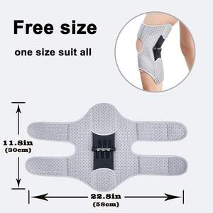 Soporte de Rodilla Unisex Ajustable, Transpirable, con Resorte Reforzado y Protección de Neopreno Antideslizante para las Articulaciones - Product Image 2