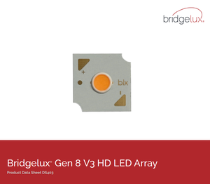 Bridgelux BXRH-30E0300-B-83 Gen 8 V3 HD LED Array Cuadrado, Iluminación LED COB, Blanco Cálido 3000K, 396lm, 141 lm/W - Product Image 2