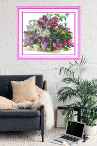 Kit <span class=keywords><strong>de</strong></span> <span class=keywords><strong>Punto</strong></span> <span class=keywords><strong>de</strong></span> <span class=keywords><strong>Cruz</strong></span> <span class=keywords><strong>de</strong></span> <span class=keywords><strong>Animales</strong></span> NKF, Color Lila, Manualidades Chinas, Kit <span class=keywords><strong>de</strong></span> Bricolaje - Product Image 3