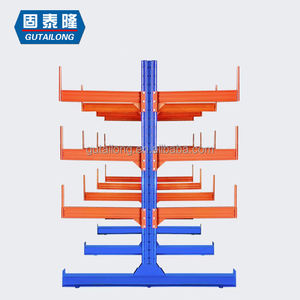 Sistema de Estanterías de Almacén de Acero Resistente con Protección Contra la Corrosión, Estantería <span class=keywords><strong>Cantilever</strong></span> con Recubrimiento Electrostático en Polvo - Product Image 2