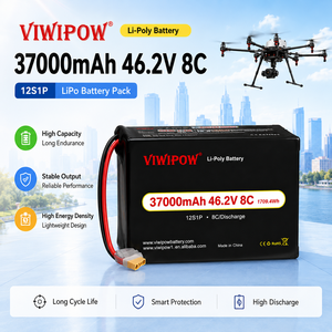 Batterie de drone 46,2 V 37000 mAh 8C à prix compétitif avec connecteur XT90, OEM disponible - Product Image 1