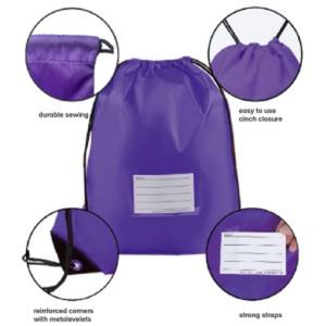 Sac à dos à cordon personnalisé avec logo imprimé en gros, en polyester et nylon, pour la gym, le yoga, la randonnée, le sport, et sac cadeau pour chaussures - Product Image 4