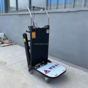 Almacén eléctrico tipo oruga máquina de escalada de escaleras camiones descargables batería Transporte carga escalera escalada <span class=keywords><strong>Dolly</strong></span> carro <span class=keywords><strong>AC</strong></span> - Product Image 6