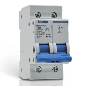 Interruptor de desconector, de alta qualidade, aprovado ul, NDG1-125 nader, isolador, disjuntor em miniatura, interruptor de baixa tensão