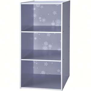 Gabinete de almacenamiento de madera de 3 niveles para oficina en casa-Armario compacto, organizador para archivos, suministros, directo de fábrica - Product Image 3