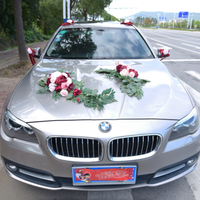 Auto Blumen dekoration liefert chinesische Art Hochzeits dekoration Großhandel Auto Blume