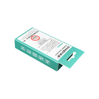 Boîte de présentation suspendue en carton recyclable avec logo personnalisé écologique pour bijoux, plateau blister pour appareil photo