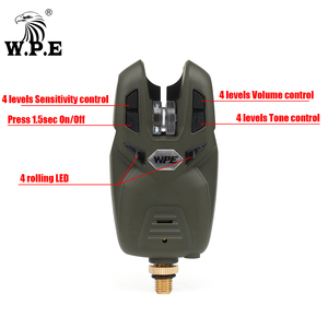 W.P.E mới 4 + 1 cá báo động cắn báo động thiết lập không dây Cá Chép Cá báo động hồ câu cá Phụ Kiện - Product Image 5