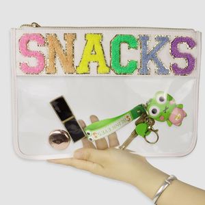 Women DIY Embroidery PVC Pouch Summer Zipper Portable Clear <b>Cosmetic</b> Bags <b>Organizer</b> Water Resistant Lightweight Eco-Friendly - Product Image 5