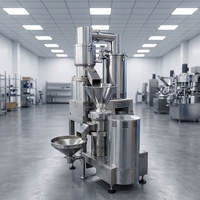 Machine industrielle de fabrication de beurre de cacahuètes en acier inoxydable haute capacité (100 à 500 kg/h) – Broyeur colloïdal pour sésame