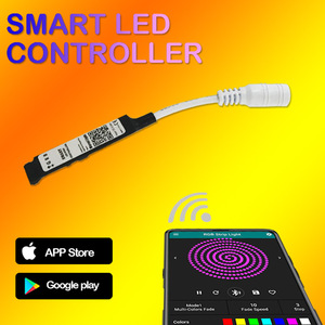 กล่องควบคุมไฟ LED อัจฉริยะ Poplor ควบคุมผ่านแอพ แผงวงจรพิมพ์ 4 มม. สีดำ สำหรับไฟแถบ RGB - Product Image 4