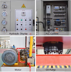 เครื่องอัดไฮดรอลิกเซอร์โวแบบสี่เสาสามคาน 200 ตัน ประสิทธิภาพสูง ยี่ห้อ Zhongshun สำหรับการผลิตถาดรถเข็น มอเตอร์และปั๊ม - Product Image 6
