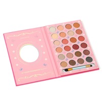 Palette de fards à paupières multifonctionnelle en forme de livre IGOODCO 24 couleurs, design de fille de dessin animé, fard à paupières mat, contour, IG3122