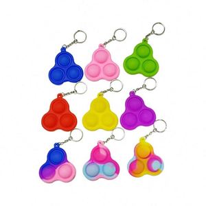 Juguetes de Silicona Personalizados para Aliviar el Estrés, Llaveros con Burbujas para Presionar con los Dedos, Juguetes Antiestrés - Product Image 2