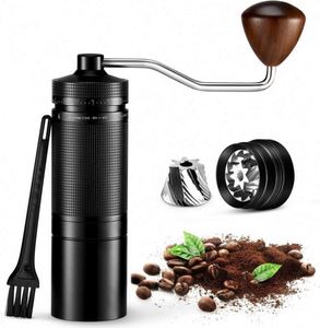 Molinillo de Café Manual con Capacidad de 25g, Molinillo de Espresso de Acero Inoxidable CNC con 60 Ajustes de Molienda para Espresso - Product Image 1