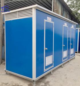 Foldable Mobile <b>Toilet</b> Unit with Sandwich Panel Modern Design Space-Saving for Festivals Disaster Relief & Remote Locations - Product Image 1