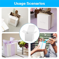 Petites boîtes cadeaux, boîtes cadeaux blanches avec couvercles pour cadeaux en vrac, pour bougies, mugs, parfums, artisanat, ornements, biscuits, friandises, cadeaux