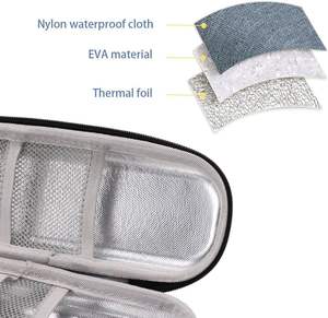 Tragbare <span class=keywords><strong>EVA</strong></span> Hartschalen-Kühltasche für Insulin mit Wasserdichter Funktion, Cartoon-Muster und Reiseetui für Insulinpens - Product Image 3