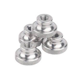 Écrous à visser manuellement carrés forgés en acier inoxydable OEM DIN 466 Classes 4.8 et 6.8, à trou aveugle, 6 mm, impériaux - Product Image 2