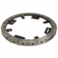 Service de fabrication CNC sur mesure OEM pour roulements de tourelle et roulements de changement d'orientation de turbines éoliennes, avec usinage de précision