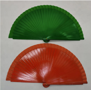 Customizable 23Cm Small Quantity <b>Folding</b> Wood <b>Fans</b> Solid Color With <b>Hand</b> Held <b>Fan</b> Spain Lacquer Wooden <b>Fan</b> Abanicos De Mano - Product Image 4