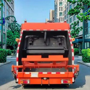 12m3 Isuzu Diesel Nueva compresión manual Camión compactador de basura Carga trasera para la venta - Product Image 5