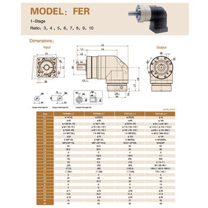 산업용 플래니터리 기어박스 서보 모터 고효율 스테인리스 스틸 CE 인증 CNC 기계용 - Product Image 4