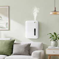 Diffuseur d'arômes intelligent commercial de 200 ml sans eau, à huile essentielle, alimenté par batterie, mural, pour la maison, l'hôtel