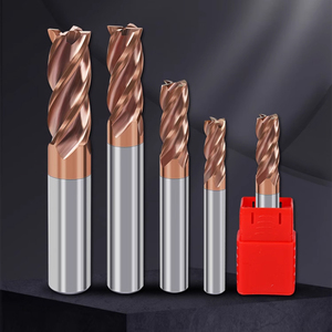 Tungsten <strong>Carbide</strong> HRC55 4F FLAT <strong>End</strong> <strong>Mills</strong> HRC55 4 Flat Cemented <strong>Carbide</strong> <strong>End</strong> <strong>Mill</strong> Cutting Tools CNC Custom Router Bits Cutter - Product Image 2