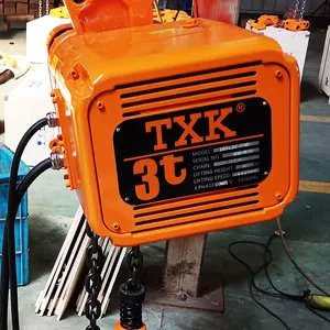 TXK ER2 3 Ton Produsen Hoist Angkat Rantai Elektrik, dengan Inverter