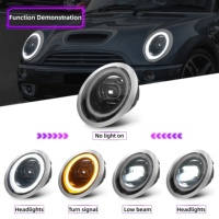 Applicable aux Mini R50 R52 R53 2001-2007, ensemble de phares 6000K 12V 6000 Lumens, installation plug-and-play, rénovation/mise à niveau