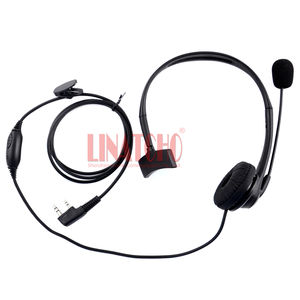 <span class=keywords><strong>2</strong></span> Pins K Connector <span class=keywords><strong>Walkie</strong></span> <span class=keywords><strong>Talkie</strong></span> Radio bidirectionnelle PTT Microphone Casque d'écoute simple face - Product Image 2