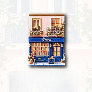 Aimants de réfrigérateur français personnalisés aimants de réfrigérateur de librairie de <span class=keywords><strong>Paris</strong></span> souvenirs de voyage cadeaux autocollants magnétiques 3D pour la décoration intérieure - Product Image 1