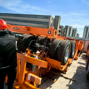 Châssis de semi-remorque conteneur en acier de 40 pieds, 2 essieux, haute capacité, pour remorques de camion, à vendre - Product Image 2