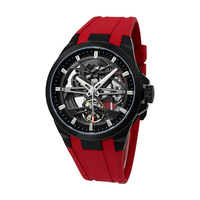 Montre automatique mécanique pour homme avec cadran squelette lumineux, boîtier en acier inoxydable, sport, étanche 5 ATM, MOQ 1 pièce