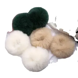 MWFur Fashion Custom Made polsini in <span class=keywords><strong>pelliccia</strong></span> di volpe <span class=keywords><strong>rosa</strong></span> da ragazza schiaffo sul polso polsini in <span class=keywords><strong>pelliccia</strong></span> di volpe per cappotto invernale - Product Image 1