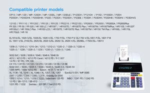 Tương thích ir40t máy tính mực con lăn EL-1750V/EL-1801V ir50/515056 spool băng máy in cho sắc nét cp13 MP-12D - Product Image 6