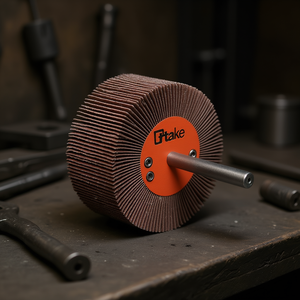 Ttake Abrasive Flap Wheel 80x30 Mm 6 Mm Shaft Corundum 180 Grit - Product Image 3