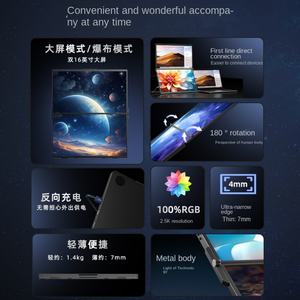 15,6-Zoll-Sub-Host-Computer mit tragbarem Dual-IPS-Display und 2,5-K-HD-USB-Schnittstellenerweiterung für Lager handel und Büroarbeit - Product Image 2