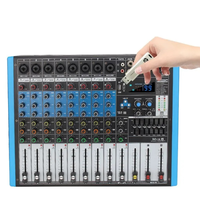 Mélangeur audio professionnel MIX8 Console audio numérique à 8 canaux avec connectivité USB Équipement vidéo et d'éclairage