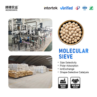 Zeolite de qualité industrielle, tamis moléculaire, adsorbant déshydratant régénérable pour le séchage des gaz, certifié ISO 9001 et conforme REACH, avec billes 3A